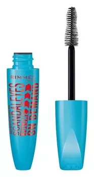 Водостойкая тушь для объема Rimmel ScandalEyes Volume On Demand, оттенок 001 Black 12 мл