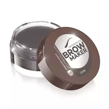 Водостойкий гель для бровей Hypo Brow Maker Bell Hypoallergenic, цвет dark