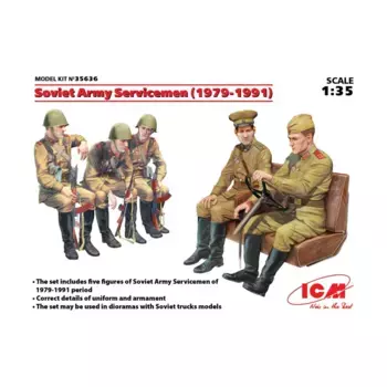 Военнослужащие Советской Армии (1979-1991 гг.), Military Models 1/35 Scale (ICM)