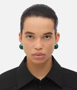 Вогнутые серьги Bottega Veneta