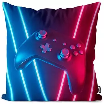 VOID Controller Gamer Cube Чехол на подушку Полиэстер Водонепроницаемая подушка для улицы и дома Размер: 40 x 40 см
