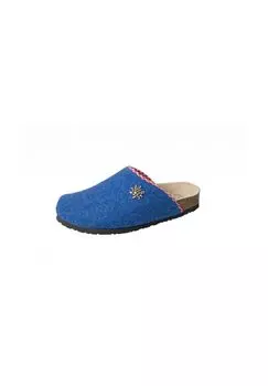 Войлочные тапочки Schuhmode Weeger, цвет Kobalt