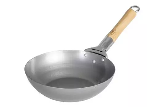 Вок Сковорода вокчелли Cookinglife, серебряный