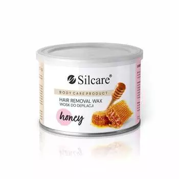 Воск для депиляции в банке, Мед, 400 г Silcare