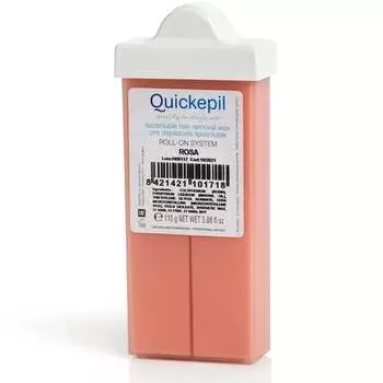 ВОСК ДЛЯ ДЕПИЛЯЦИИ ЛИЦА QUICKEPIL УЗКИЙ РОЛИК РОЗОВЫЙ 110г XX
