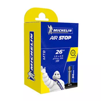 Воздушная камера Клапан Шредера Michelin 26x1,50-2,20 35 мм, черный / черный / черный