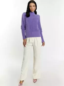 Вязаная кофта Faina, фиолетовый