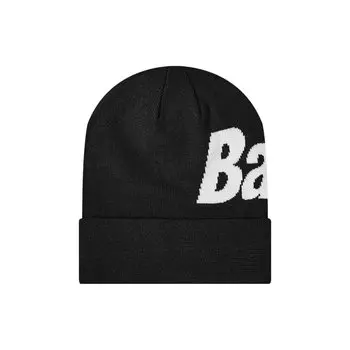 Вязаная шапка BAPE Черная