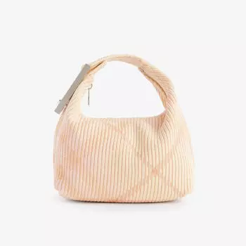 Вязаная сумка duffle с верхней ручкой Burberry, цвет sherbet