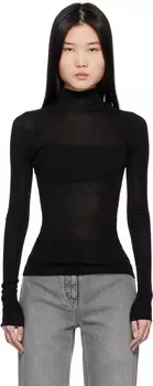 Вязаная водолазка из мериносовой шерсти Versace