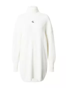Вязанное платье Calvin Klein, белый