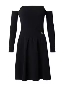 Вязанное платье Calvin Klein, черный