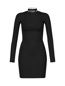 Вязанное платье Calvin Klein, черный