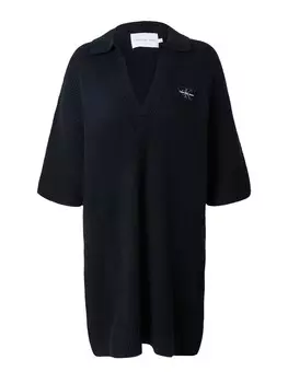 Вязанное платье Calvin Klein, черный