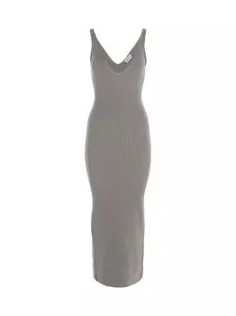 Вязанное платье Calvin Klein, пестрый серый