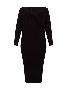 Вязанное платье River Island, черный