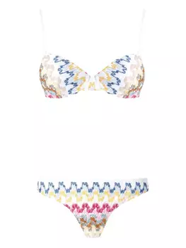 Вязаное бикини Missoni, белый
