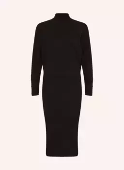Вязаное платье фрея Reiss, черный
