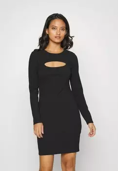 Вязаное платье Guess, черный