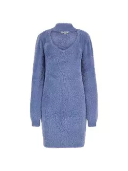 Вязаное платье Guess, синий
