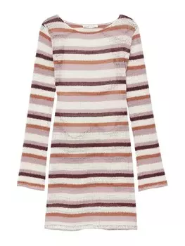 Вязаное платье Pull&Bear, разноцветный