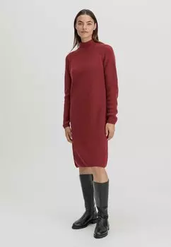Вязаное платье REGULAR hessnatur, красный