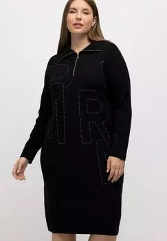 Вязаное платье Ulla Popken, черный