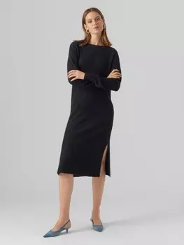 Вязаное платье Vero Moda, черный