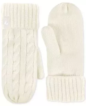 Вязаные варежки Jackie с косами Heat Holders, желтый