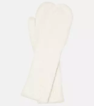 Вязаные варежки manray Isabel Marant, бежевый