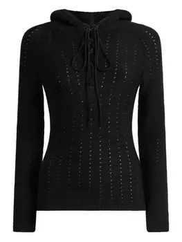 Вязаный джемпер ETRO, черный
