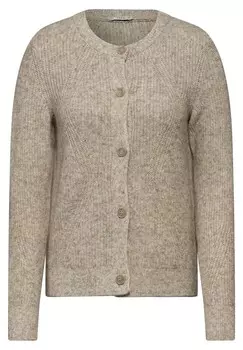 Вязаный кардиган CECIL Knit Cardigan, бежевый
