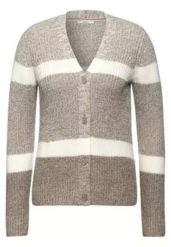 Вязаный кардиган CECIL Knit Cardigan, бежевый