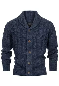 Вязаный кардиган INDICODE JEANS, синий