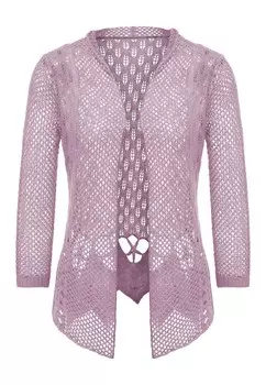 Вязаный кардиган isha Knit Cardigan, лавандовый