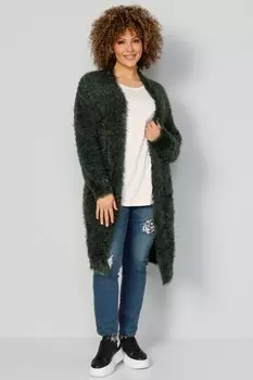 Вязаный кардиган MIAMODA Knit Cardigan, оливковый