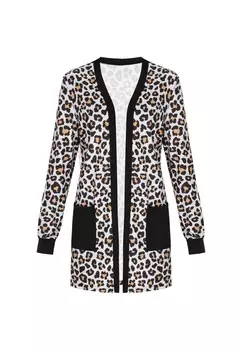 Вязаный кардиган NAEMI Fashion Look, черный