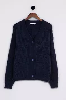 Вязаный кардиган Оливия Lakeland Clothing, синий
