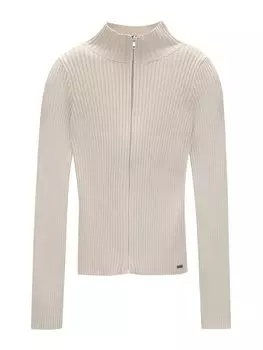 Вязаный кардиган Pull&Bear, бежевый