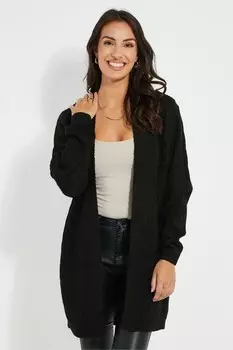 Вязаный кардиган Threadbare, черный