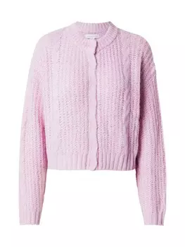 Вязаный кардиган TOPSHOP Knit Cardigan, розовый