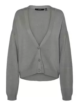 Вязаный кардиган Vero Moda MATHILDE, серый