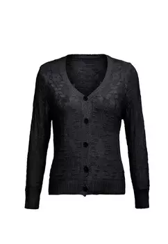 Вязаный кардиган YASANNA Knit Cardigan, черный