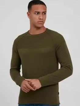 Вязаный свитер bhadriano Blend, зеленый