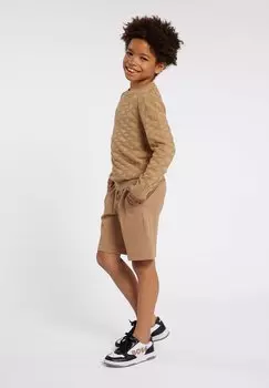 Вязаный свитер BOSS Kidswear, цвет stone