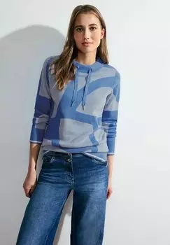 Вязаный свитер Cecil, цвет blau