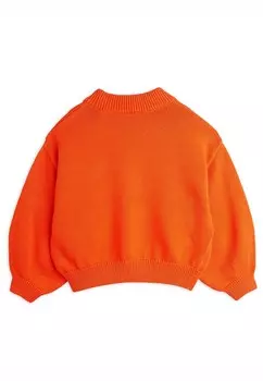 Вязаный свитер COUCOU BALLOON SLEEVE UNISEX Mini Rodini, красный