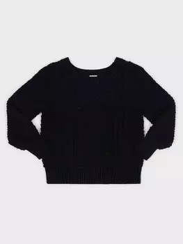Вязаный свитер Gap, черный