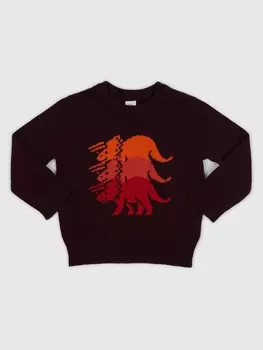 Вязаный свитер Gap, фиолетовый