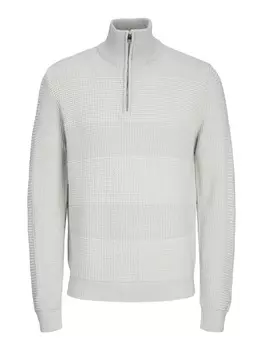 Вязаный свитер Jack & Jones, серый